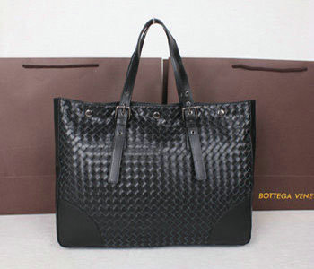 Bottega Veneta intrecciato VN briefcase M90008C black - Click Image to Close